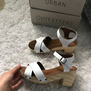 White Clogs- UrbanOutfitters